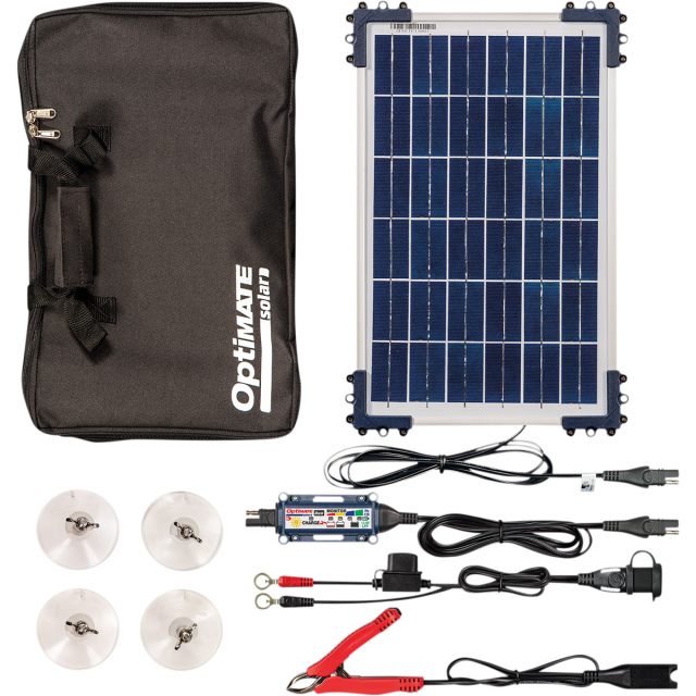 Solcellsladdare Optimate™ Solar Duo Travel Kit TECMATE