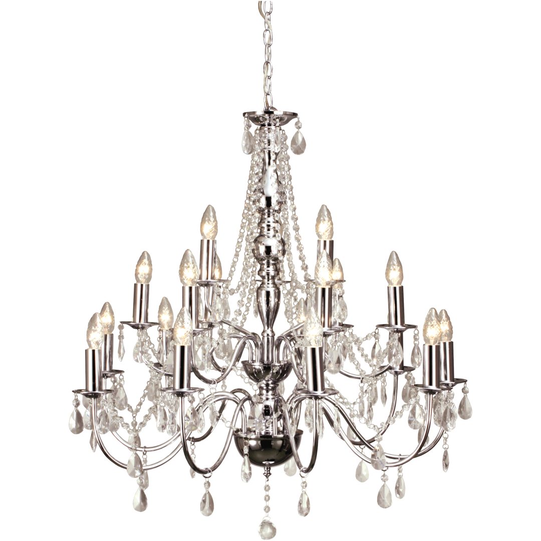 Chateau Takkrona 18-arm, Krom ANETA HOME krom