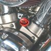 Chokeknopp Bottle Cap LA CHOPPERS Chrome – miniatyr 2