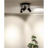 Cilindro Takspot Rondell, Svart/matt Mässing ANETA HOME Sockel LED Svart /Matt Mässing – miniatyr 2