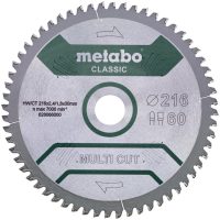 Cirkelsågklinga Multi Classic För Halvstationära Cirkelsågar HW/CT METABO