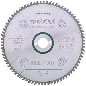 Cirkelsågklinga Multi Professionell För Halvstationära Cirkelsågar HW/CT METABO