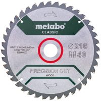 Cirkelsågklinga Trä Classic För Halvstationära Cirkelsågar HW/CT METABO