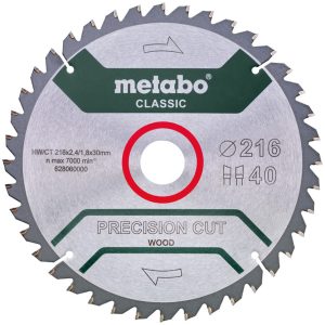 Cirkelsågklinga Trä Classic För Halvstationära Cirkelsågar HW/CT METABO