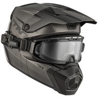 CKX Hjälm Titan AMS Pro Matt Carbon + Eluppvärmda Fotokrom. Brillor, 2XL