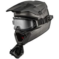 CKX Hjälm Titan AMS Pro Matt Carbon + Eluppvärmda Fotokrom. Brillor, L