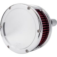 Cleaner - BA Series - Chrome - Solid Cover - Red - M8 FEULING PARTS