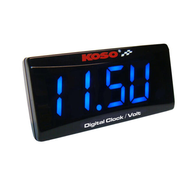 Instrumentpanel Super Slim Elektronisk Clock/voltmätare KOSO NORTH AMERICA