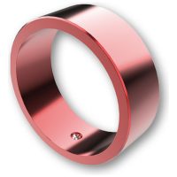 Colour ring for handlebar weights, dark red HIGHSIDER