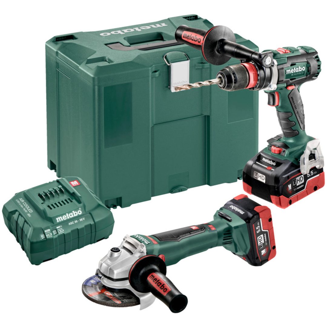 Combokit 18 Combo Set 2.4.5 18 V BL LiHD METABO