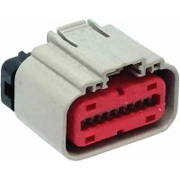 CONNECTOR FEMALE W/TERM 18-POS BROWN 69201415