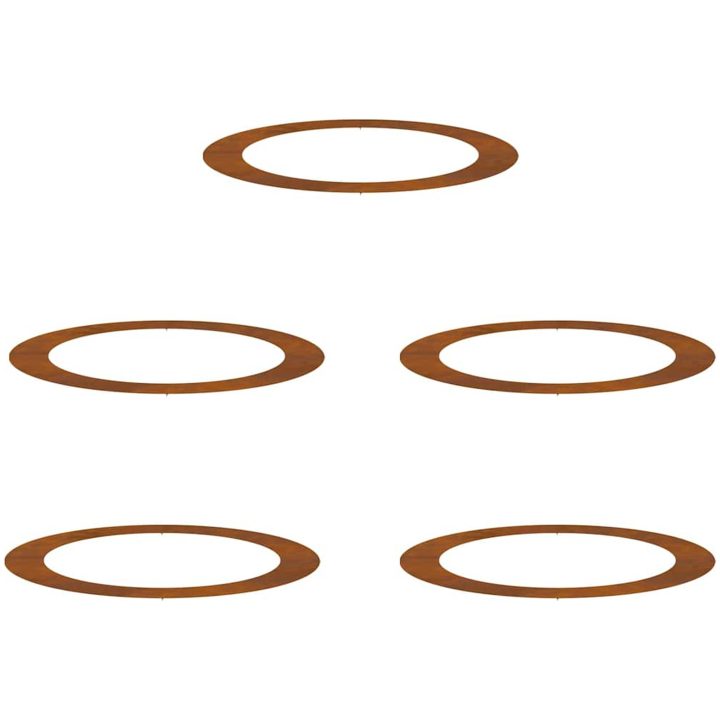 Corten Stål Kruka Corten stål Krukor Corten Stål Kruka vidaXL Large – bild 2