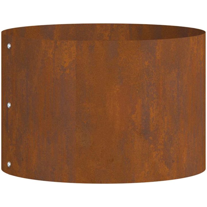 Corten Stål Kruka Set Corten Stål Hållbar vidaXL Medium – bild 5