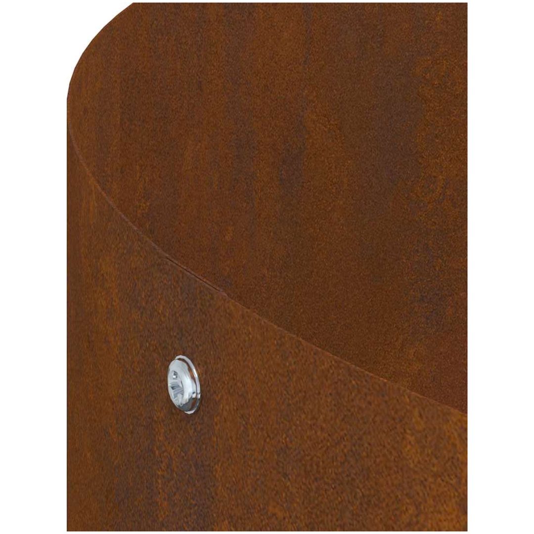 Corten Stål Kruka Set Corten Stål Hållbar vidaXL Medium – bild 9