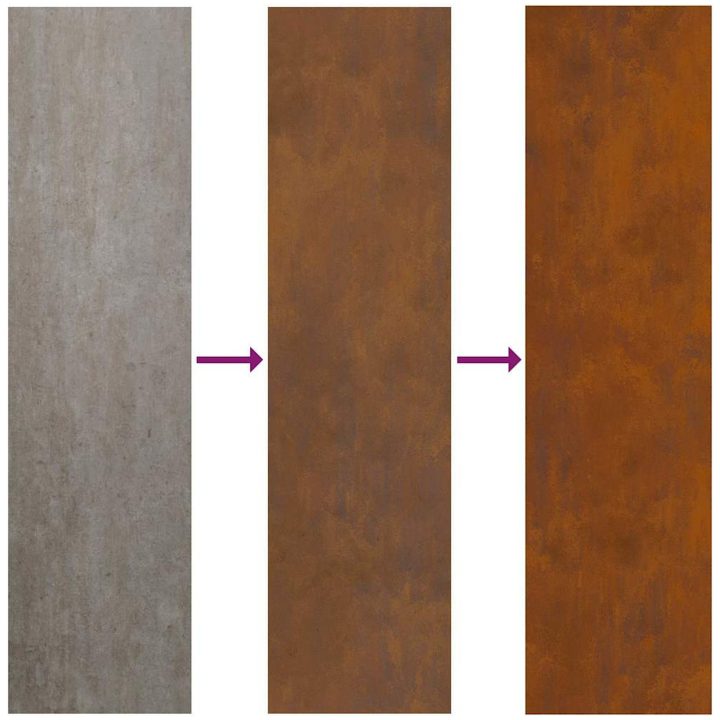 Corten Stål Kruka Set Corten Stål Hållbar vidaXL Medium – bild 10