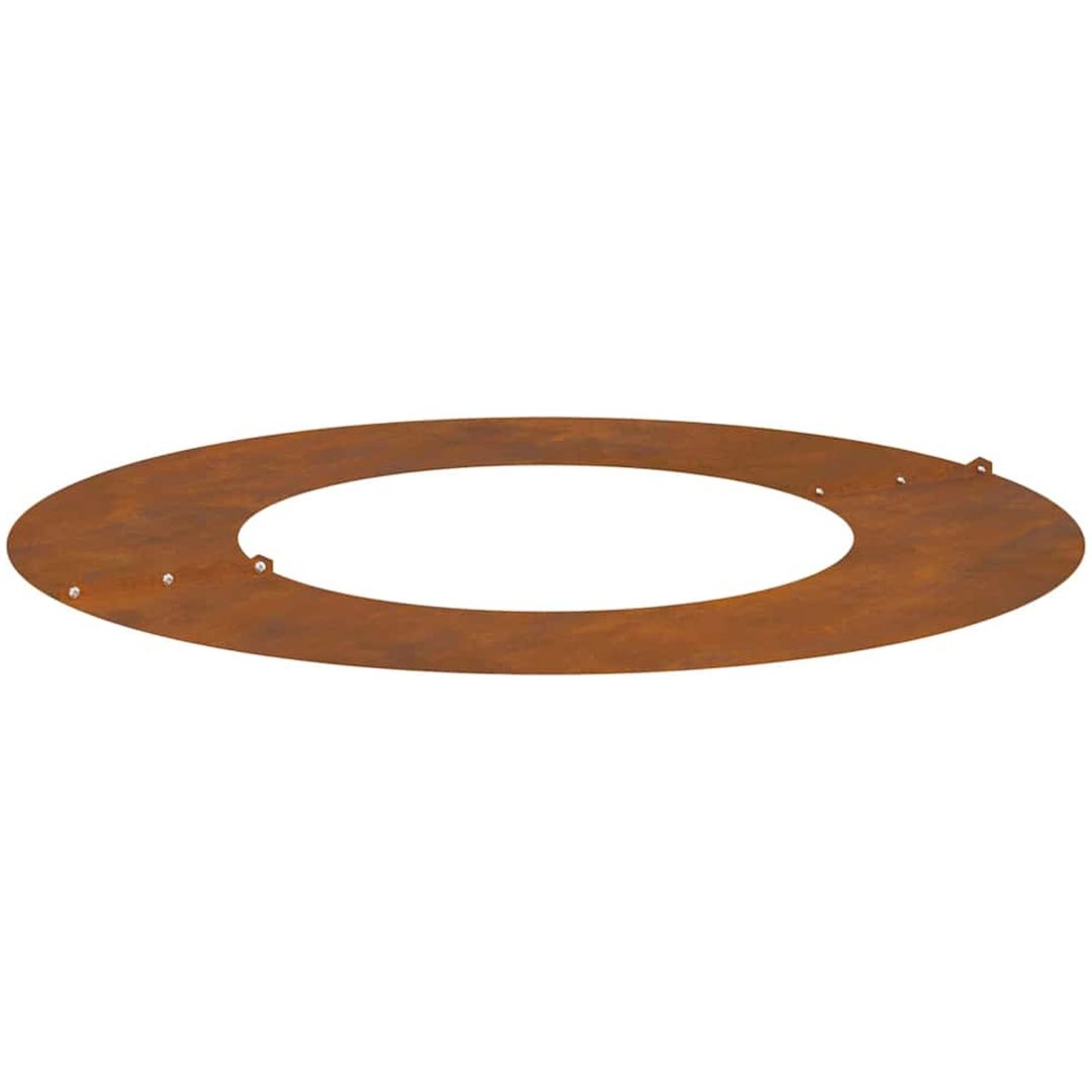 Corten Stål Planter Cortenstål Hållbar vidaXL 70 cm diameter – bild 5