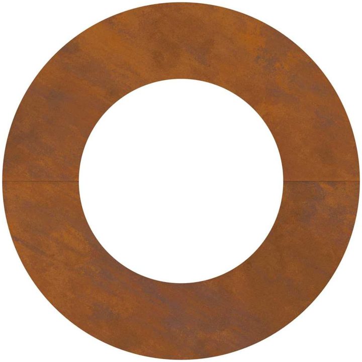 Corten Stål Planter Cortenstål Hållbar vidaXL 70 cm diameter – bild 6