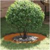 Corten Stål Planter Cortenstål Hållbar vidaXL 70 cm diameter – miniatyr 1