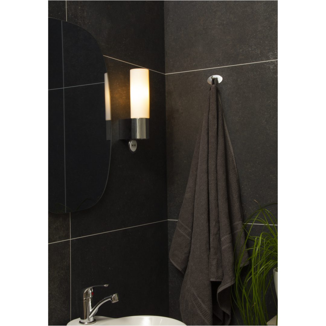 Cosenza Vägglampa Bad, Krom ANETA HOME Krom /Opalvit – bild 2