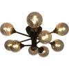 Cosmos Plafond Krokupph., Svart/rök ANETA HOME Sockel G9 Svart /Rökgrå – miniatyr 1