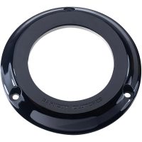 COVER DERBY CLEAR-BLACK BIG TWIN 90-97
