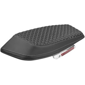 COVER SADDLEBAG ROADSOFA DS WHT STITCH