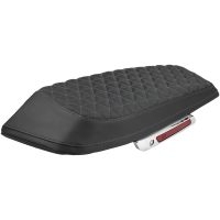 COVER SADDLEBAG TRI GRIPPER SLV STITCH