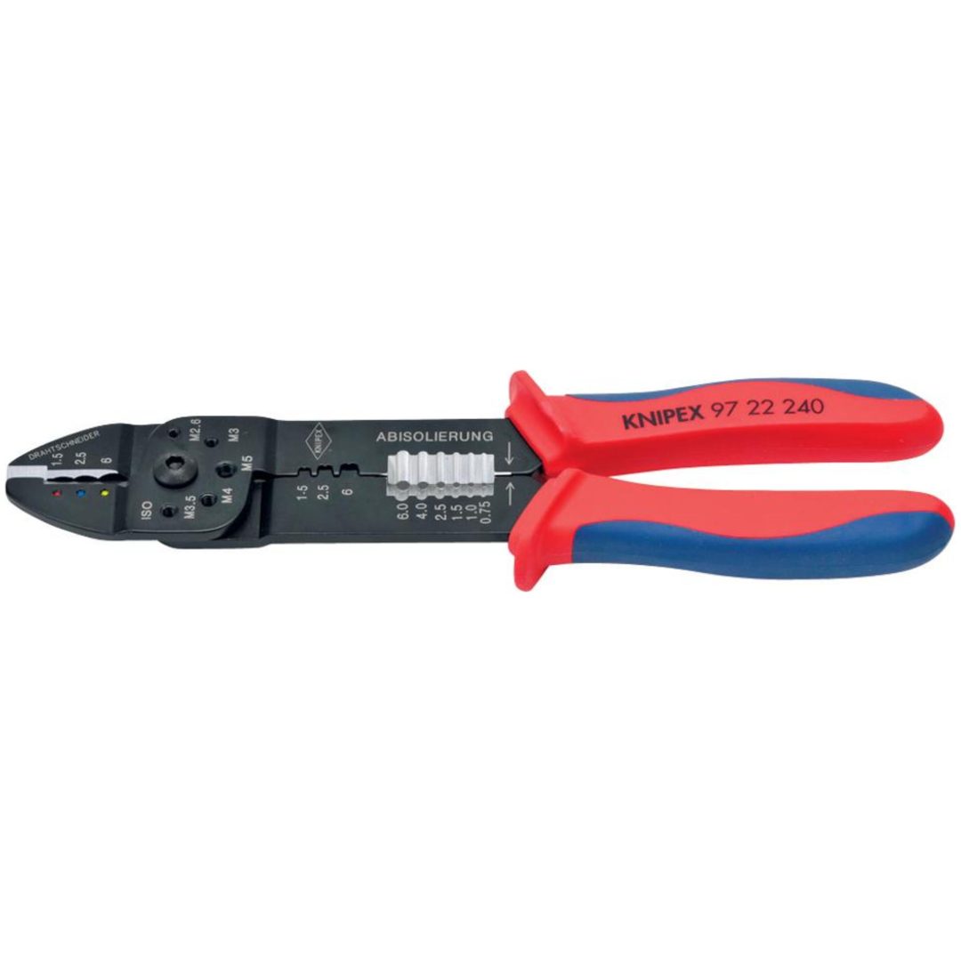 Crimptång Kombi 9722 240mm Sb Knipe KNIPEX L: 240 mm