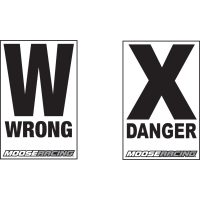 Cross Accessoarer Course-arrow Danger/varning MOOSE RACING