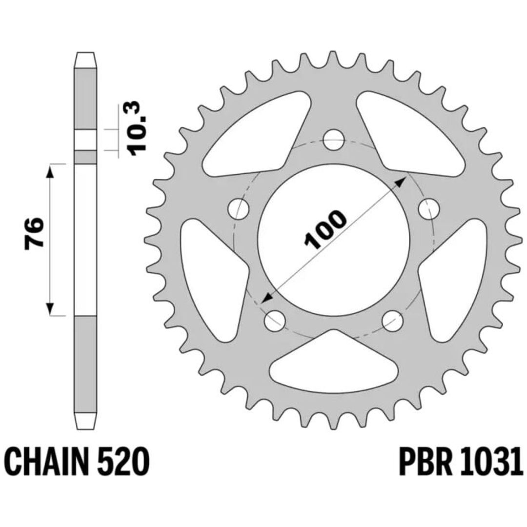 Cross Bakdrev Standard C45 Stål 520 PBR
