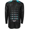 Cross Jersey Evolution Dst Strobe Svart/elektrisk Blå FLY RACING M – miniatyr 2