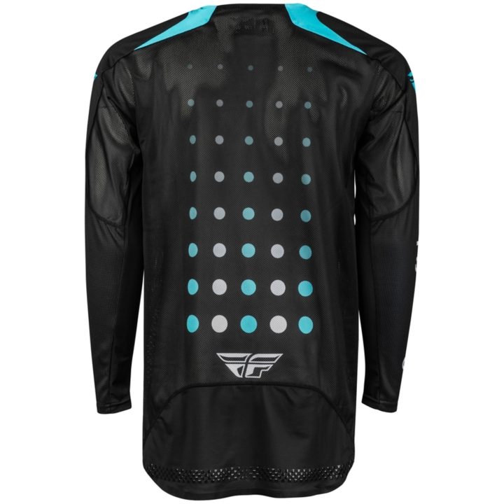 Cross Jersey Evolution Dst Strobe Svart/elektrisk Blå FLY RACING M – bild 2