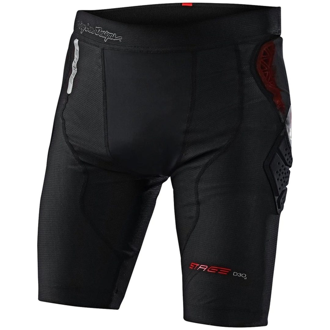 Cross Skyddsunderställ Stage Ghost D3O Short Svart TROY LEE DESIGNS Small