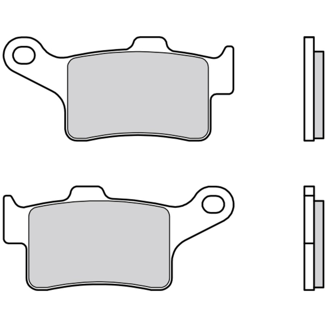 Crossbromsbelägg Sintermetall BREMBO