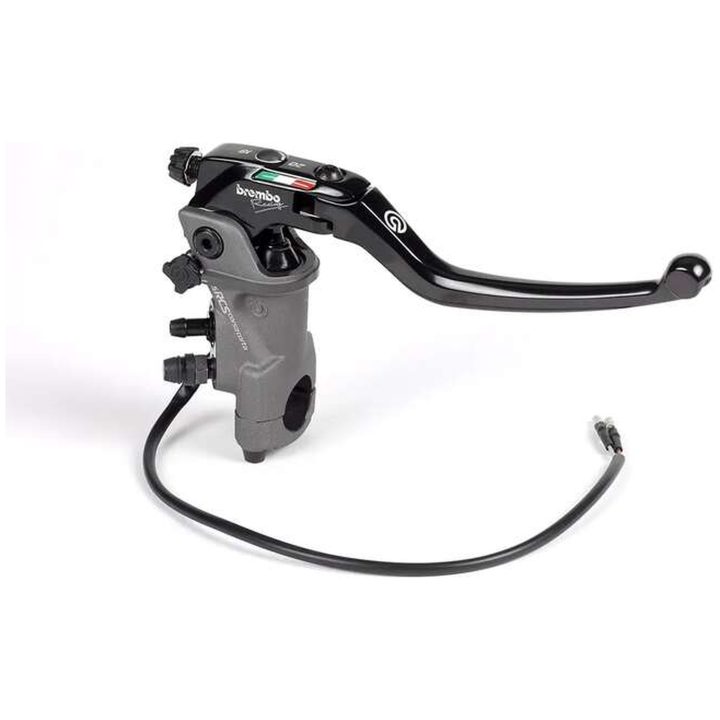 Crossbromscylinder Pr15 RCS Corsacorta Radial Lång Fällbar Spak Anodiserad BREMBO – bild 2