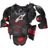 Crossbröstskydd A-10 V2/A-10 V2 Full Svart/Röd/Grå/Antracit ALPINESTARS XS/Small – miniatyr 4