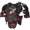 Crossbröstskydd A-10 V2/A-10 V2 Full Svart/Röd/Grå/Antracit ALPINESTARS XS/Small – miniatyr 1