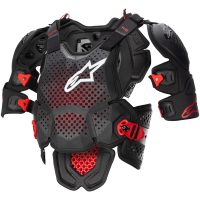 Crossbröstskydd A-10 V2/A-10 V2 Full Svart/Röd/Grå/Antracit ALPINESTARS