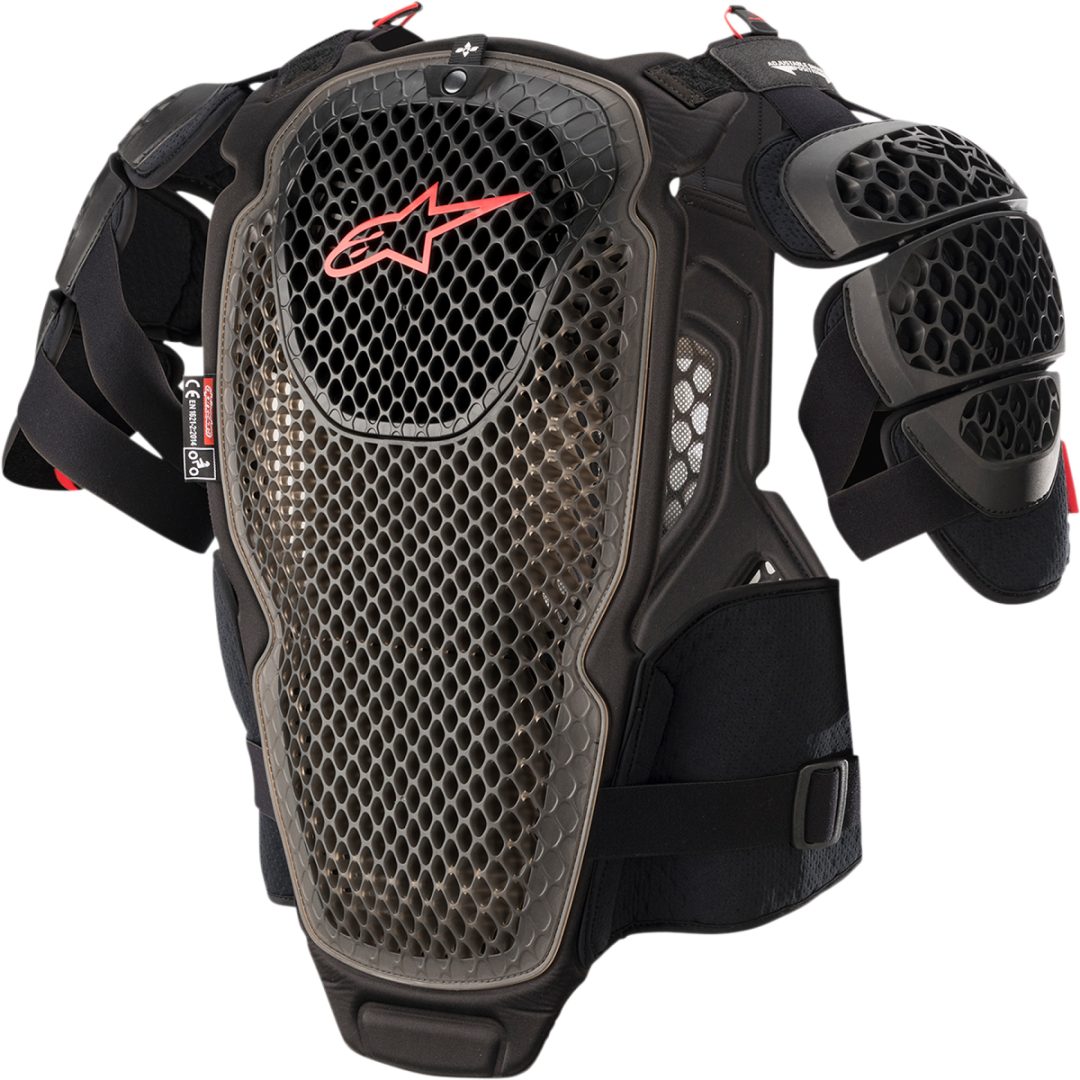 Crossbröstskydd A-6 Svart/Grå/Röd/Antracit ALPINESTARS XS/Small – bild 3