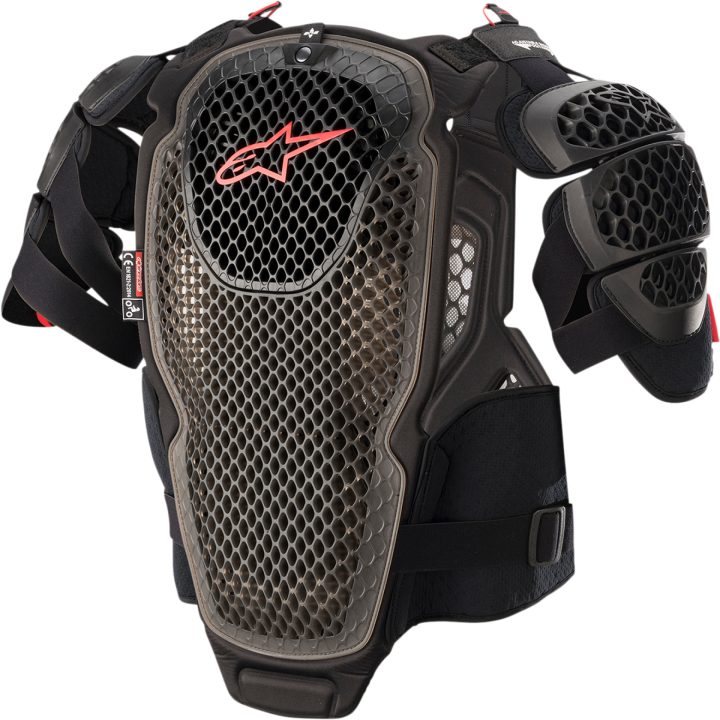Crossbröstskydd A-6 Svart/Grå/Röd/Antracit ALPINESTARS XS/Small – bild 3
