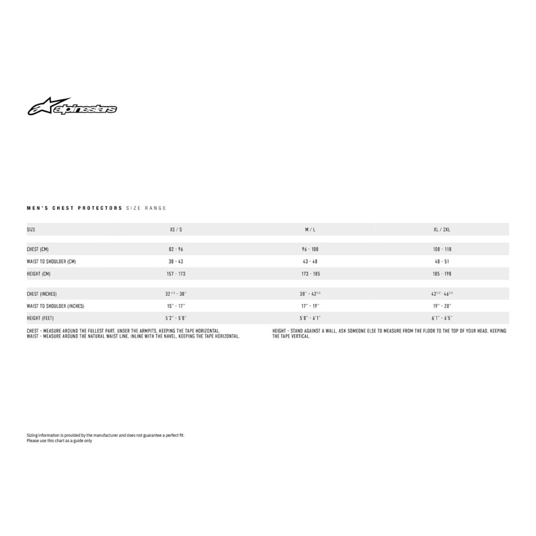 Crossbröstskydd A-6 Svart/Grå/Röd/Antracit ALPINESTARS XS/Small – bild 2