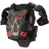 Crossbröstskydd A-6 Svart/Grå/Röd/Antracit ALPINESTARS XS/Small – miniatyr 1