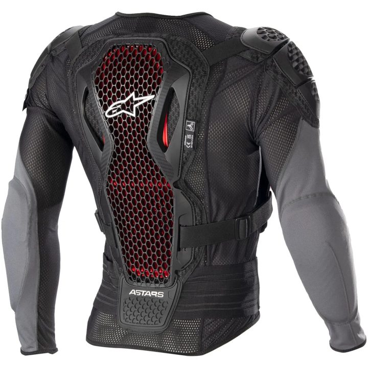 Crossbröstskydd Bionic Plus V2 Svart/Grå/Röd/Antracit ALPINESTARS Small – bild 2