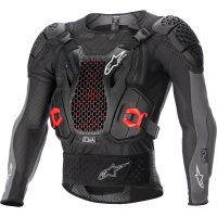Crossbröstskydd Bionic Plus V2 Svart/Grå/Röd/Antracit ALPINESTARS