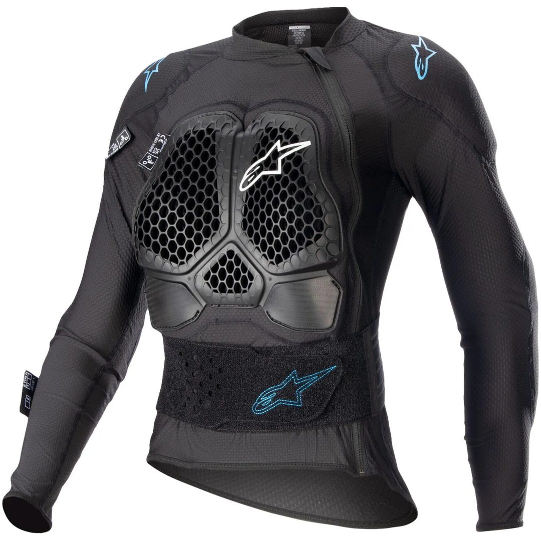 Crossbröstskydd Dam Stella Bionic Action V2 Svart/Cyan ALPINESTARS Small