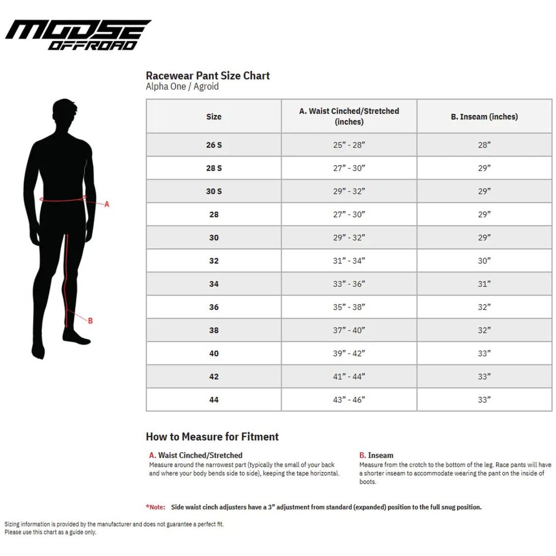 Crossbyxor Agroid Svart/Grå MOOSE RACING 28 – bild 4
