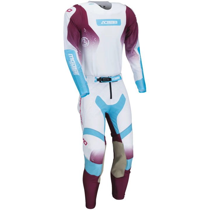Crossbyxor Alpha One Blå Lila Vit MOOSE OFFROAD SOFT-GOODS – bild 2