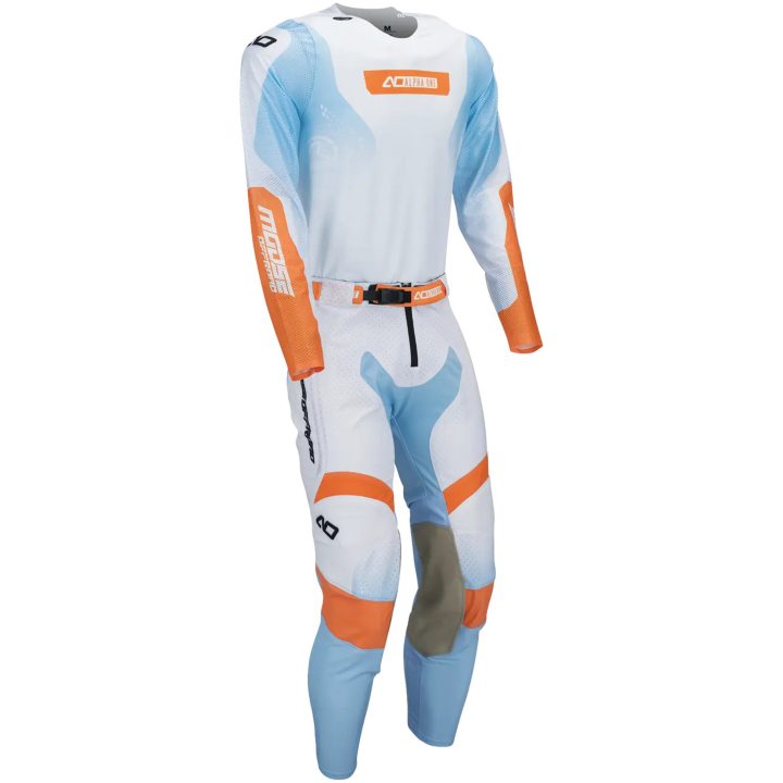 Crossbyxor Alpha One Blå Orange Vit MOOSE OFFROAD SOFT-GOODS – bild 3
