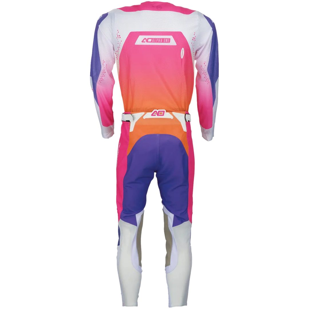 Crossbyxor Alpha One Orange Lila Vit MOOSE OFFROAD SOFT-GOODS – bild 3