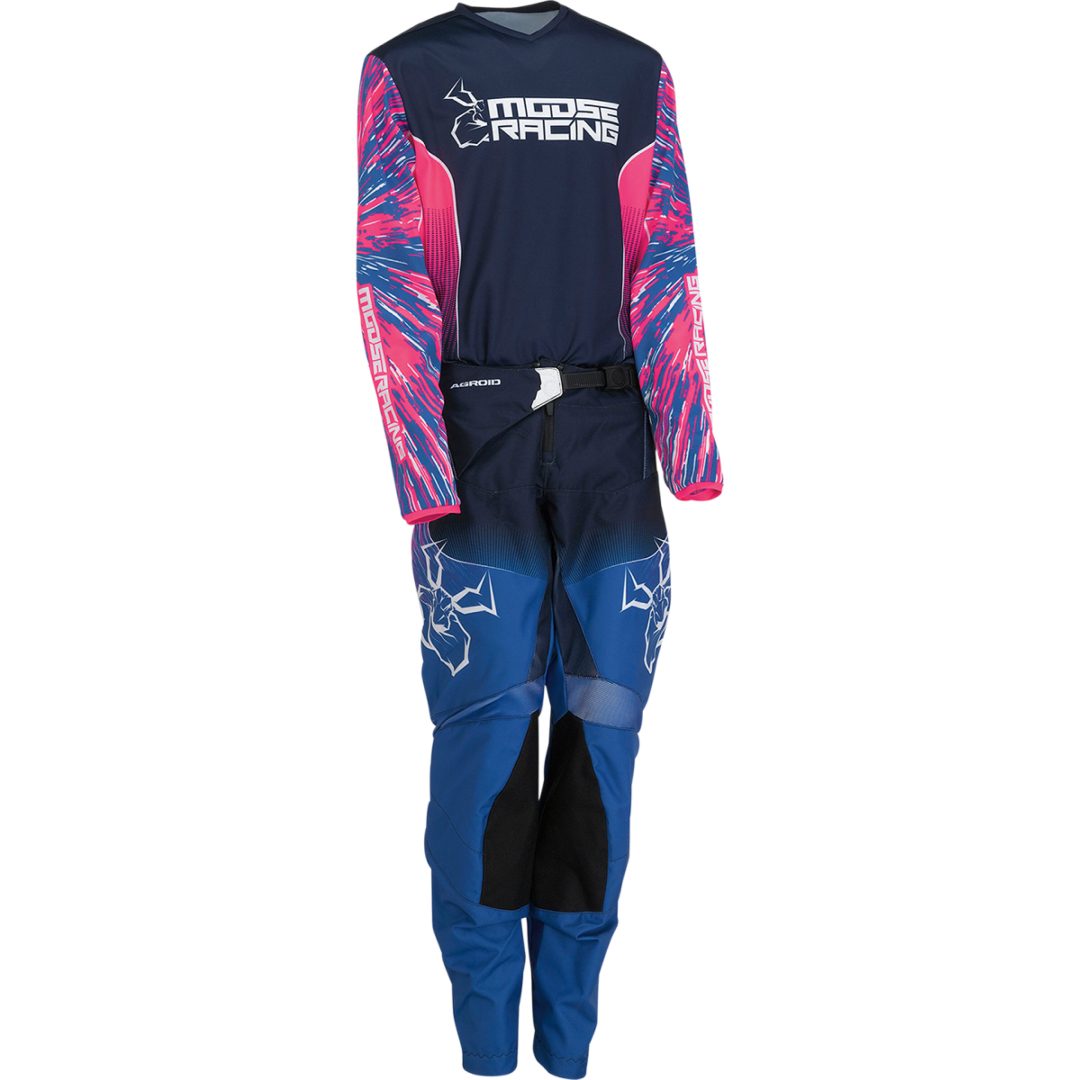 Crossbyxor Barn Agroid Blå/Rosa MOOSE RACING 18 – bild 3